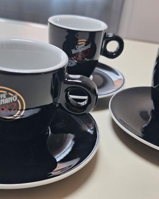 Tazzine di caffè Vergnano con piattino