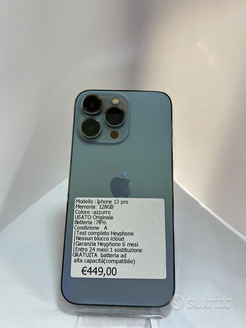Subito - Heyphone Varese - iPhone 13 pro azzurro GARANZIA 6 MESI ...