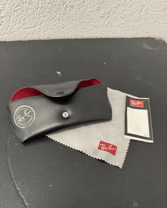 Custodia Ray-Ban Originale in Pelle Vintage