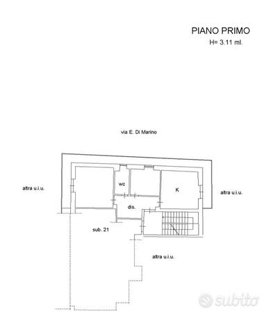 Bilocale da ristrutturare