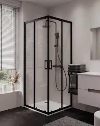 Box doccia 80x80 nero