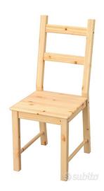 4 sedie Ikea Ivar 