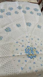 Tovaglia da tavola rotonda in cotone vintage