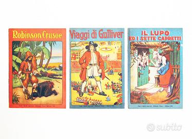 3 libretti favole gadget pubblicitari "Tana Cera"