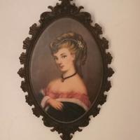 quadretto raffigurante una dama