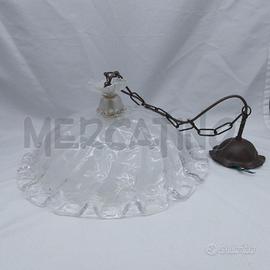 LAMPADARIO VETRO TIUPO MURANO SMERLATO