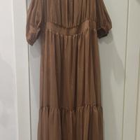 Abito Twinset creponne lurex