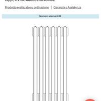 Radiatori Irsap TESI 4 colonne bianco standard