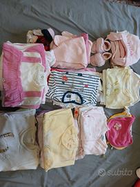 Set lotto di 56 pezzi neonata autunno inverno