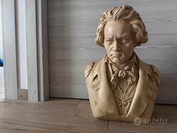 Scultura mezzo busto Ludwig van Beethoven
