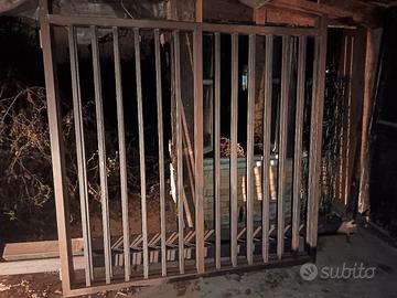 cancello in ferro doppia anta metri 4 di apertura