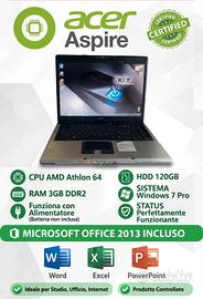 Acer Aspire 5104 WLMI - PRONTO ALL'USO!