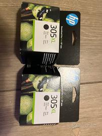 Lotto 2 cartucce HP 305XL NERE Originali