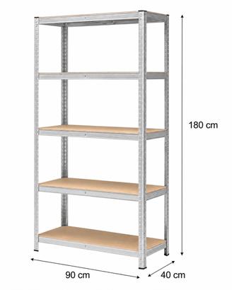 Scaffale in acciaio