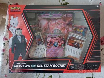 Carte Pokémon collezione Mewtwo team Rocket rivali
