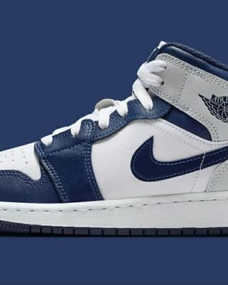 SCAPRE da ragazzo nike Air Jordan 1 Mid Rust blu