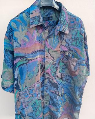 Camicia vintage Christian Dior in seta