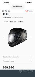 Casco Nexx XTR zero pro taglia L