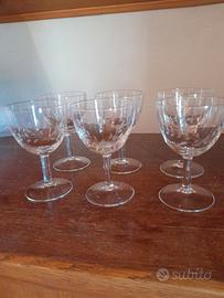 6 bicchieri vintage