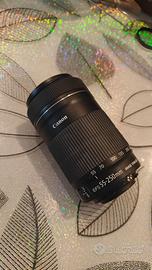 Obiettivo Canon 55-250mm f5/5.6 IS STM