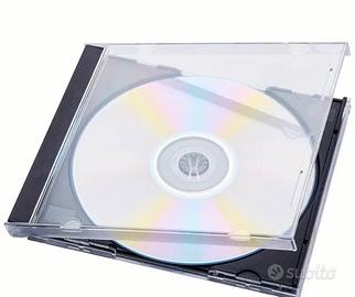 Custodie CD    10 pezzo trasparenti