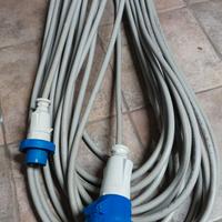 Cavo elettrico antifiamma  3 x 4 mm2 lg. 30 metri