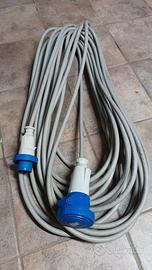 Cavo elettrico antifiamma  3 x 4 mm2 lg. 30 metri