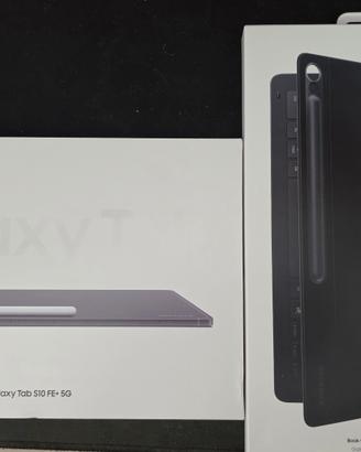 Samsung Galaxy Tab S10 FE 5G + Book Cover, NUOVI