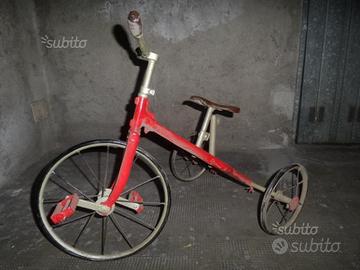 Triciclo Giordani vintage d'epoca restaurato