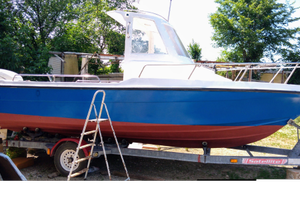 Barca semicabinato 6,7mt