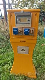 Colonnina elettricità per camping/darsena, 4 prese