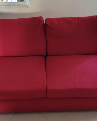 Divano rosso 2 posti poltrone e sofà