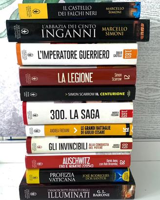 11 romanzi storici edizioni Newton