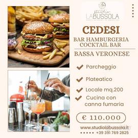 BAR - HAMBURGERIA - COCKTAIL BAR BASSA VERONESE