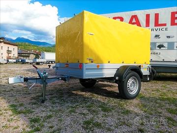 Carrello rimorchio auto mono asse