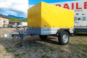 Carrello rimorchio auto mono asse