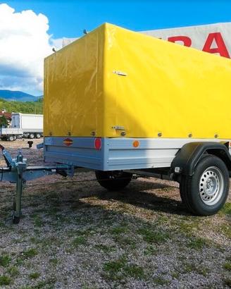 Carrello rimorchio auto mono asse