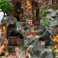 Presepe realizzato a mano