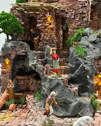Presepe realizzato a mano