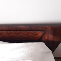Letto matrimoniale in legno palissandro