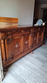 Mobile inizio 900 in legno massello. Mobile sala,