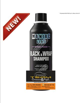 New Maniac Line By Ma*Fra - Black & Warp Shampoo