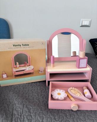 Toeletta gioco in legno bambina nuovo