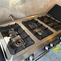 cucina a gas 6 fuochi ristorante 