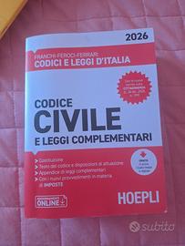 Codice Civile e Leggi Complementari 2026 - Hoepli 