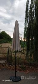 OMBRELLONE MEZZALUNA DA GIARDINO