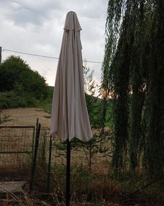 OMBRELLONE MEZZALUNA DA GIARDINO