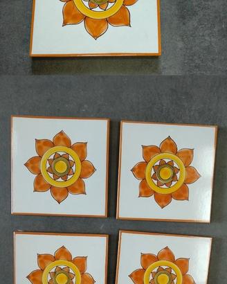 F.De Maio, piastrelle decori artigianali 20x20cm