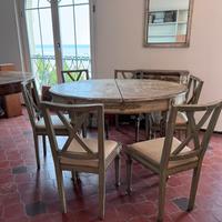 Prestigioso gruppo di arredamento originale del