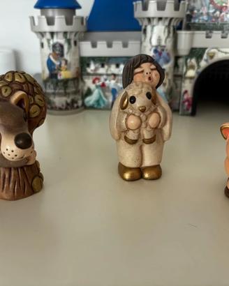 3 pezzi THUN Lupo, pastore con agnello, maialino